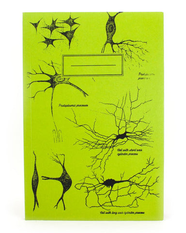 Neurons softcover notebook (green)