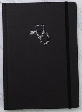 Stethoscope hardcover notebook