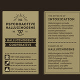 Calling Cards of Psychoactive Drugs Poster