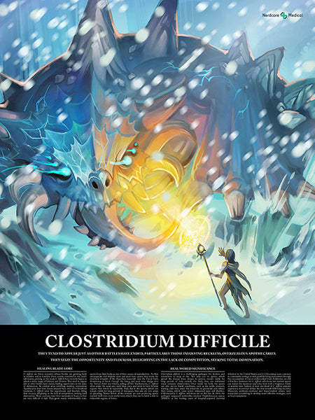 C. diff Poster – NerdcoreMedical